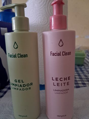 Pack gel nettoyant visage et lait nettoyant pour le visage