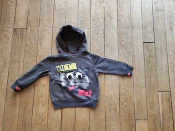 Sweat à capuche garçon taille 2/3 ans.