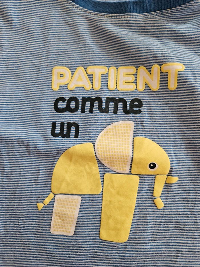 T-shirt obaïbi bébé garçon 18 mois - photo numéro 4