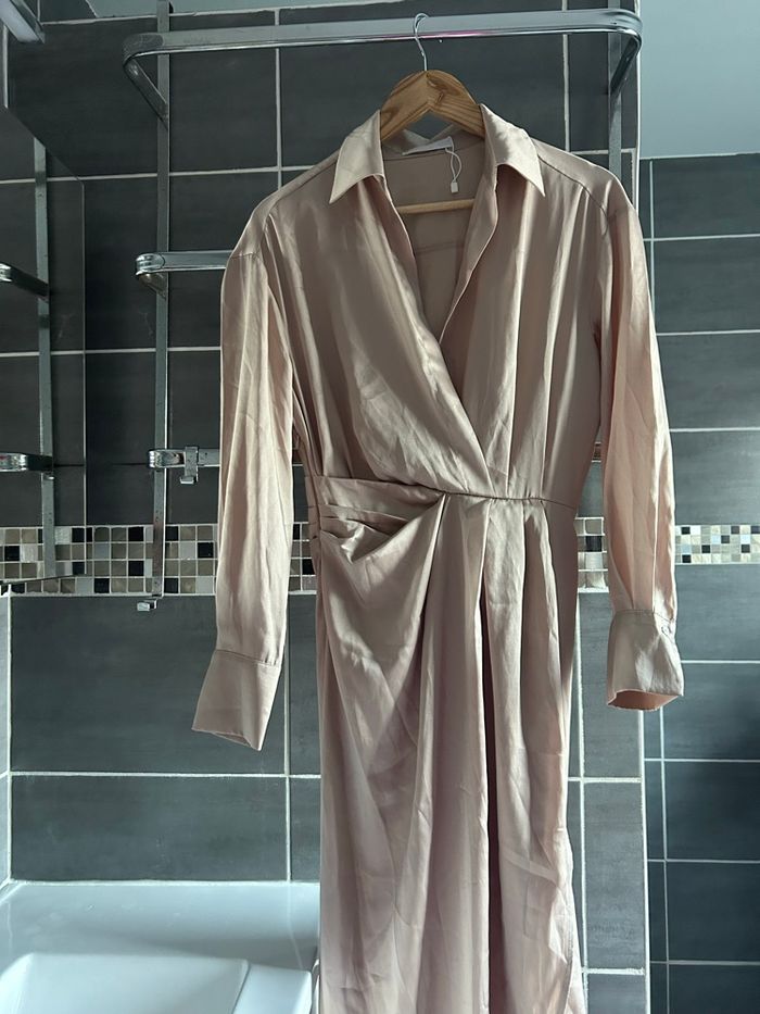 Robe de soirée satinée - Mango