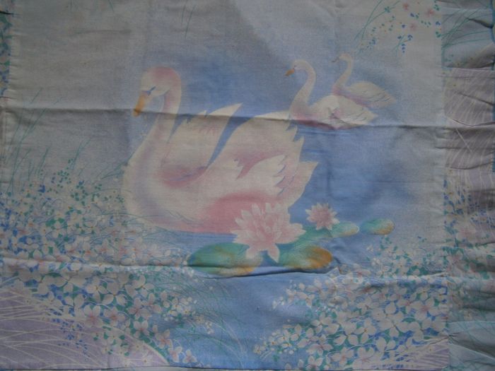 Taie d'oreiller 60 X 60 cm motif "Cygne" - photo numéro 2