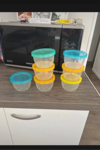 Lot de 7 pot bébé