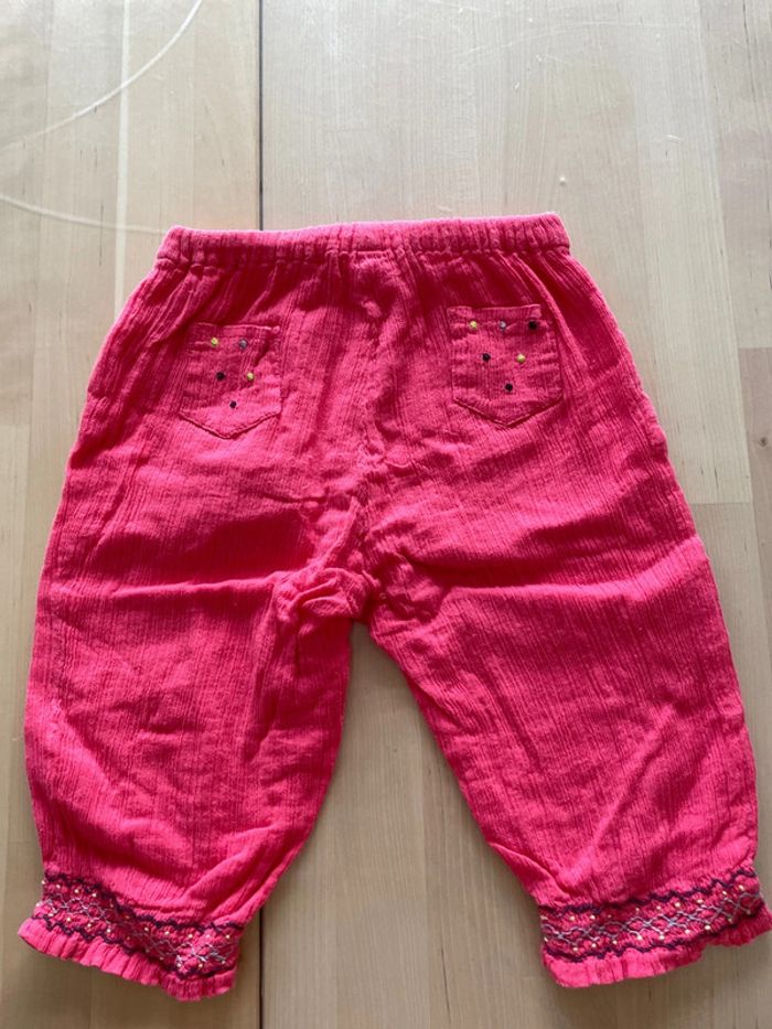 Lot de 6 leggings fille 12 mois multimarque - photo numéro 13