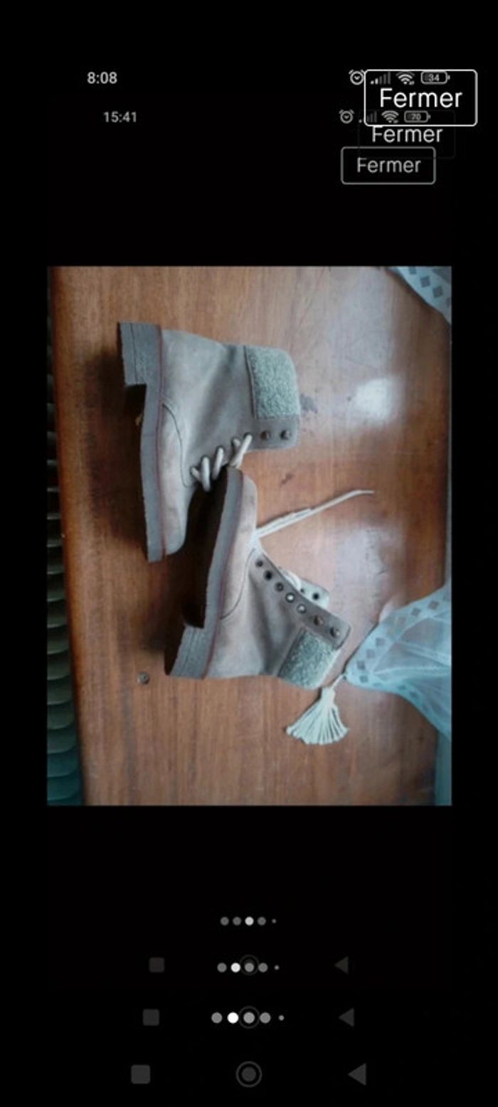 Très belles paires de bottines fourrées - photo numéro 3