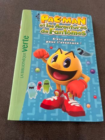 Livre bibliothèque verte pacman et les aventures fantômes 