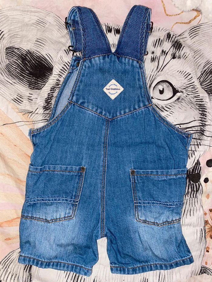 Salopette en jeans, 9-12 mois, Zara Baby boy. - photo numéro 5