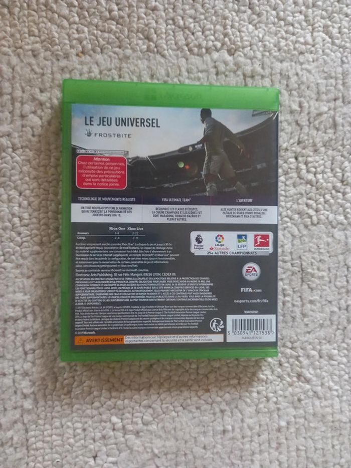 Fifa 18 xbox one - photo numéro 2