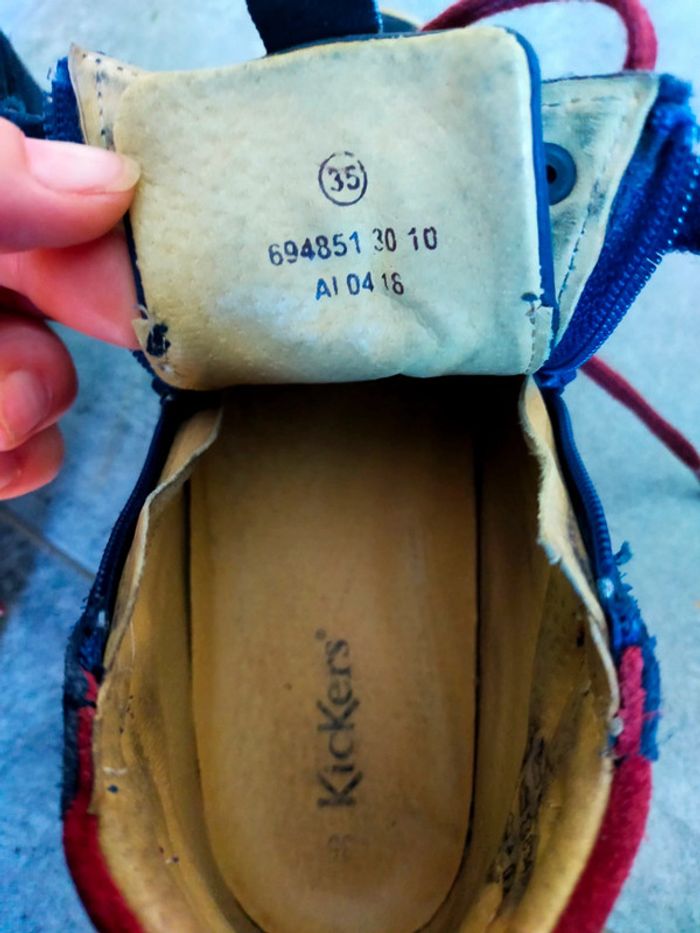 Chaussures Kickers pointure 35 - photo numéro 3