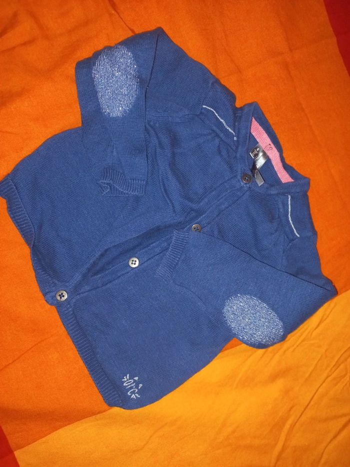 Gilet bleu 6 mois
