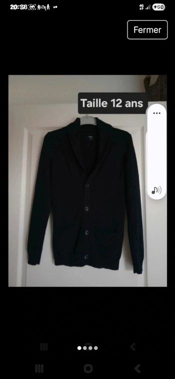 Gilet garçon Taille 12 ans marque Kiabi