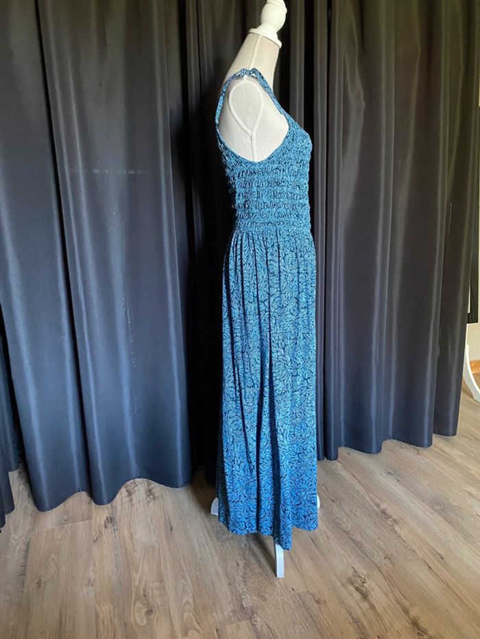 Robe longue bleue à motifs Hush - photo numéro 5