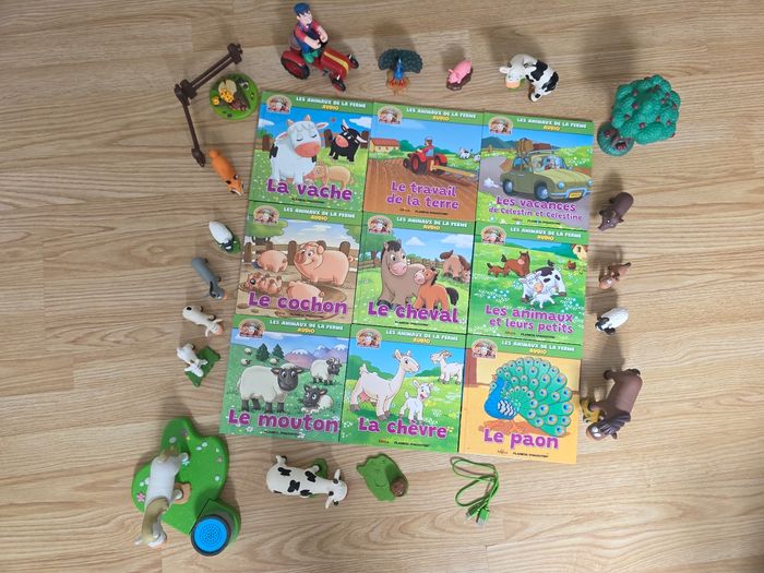 Lot de livres des animaux de la ferme