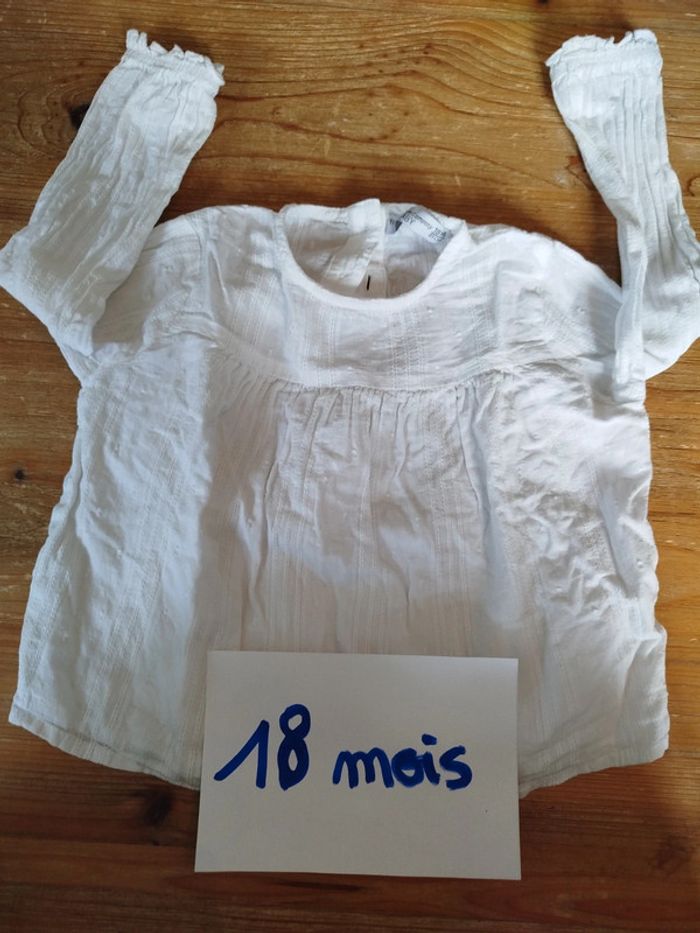 Blouse manches longues 18mois