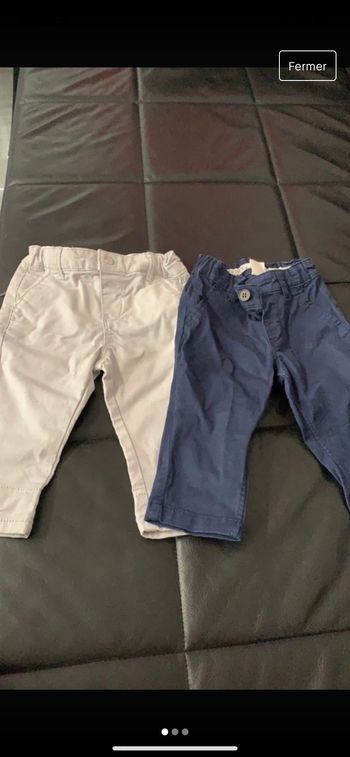 Lot de deux pantalons - 6 mois