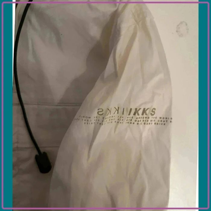 Veste chemise fine ikks taille 8 ans à capuche - photo numéro 2