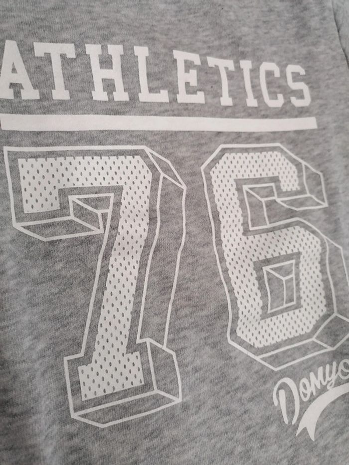 Sweat gris domyos 5ans 105.114cm - photo numéro 2