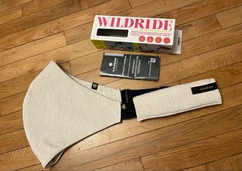 Wildride - Porte bébé bébé enfant en velours côtelé crème - Limited Édition- Neuf