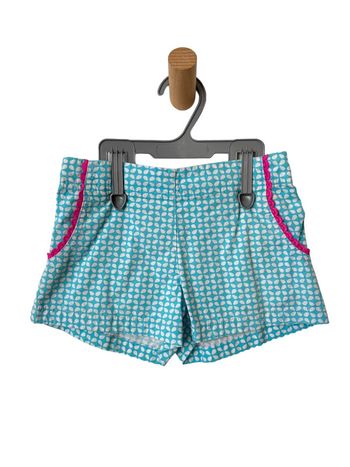 Short bleu à motifs géométriques - La faute à Voltaire 5 - 6 ans
