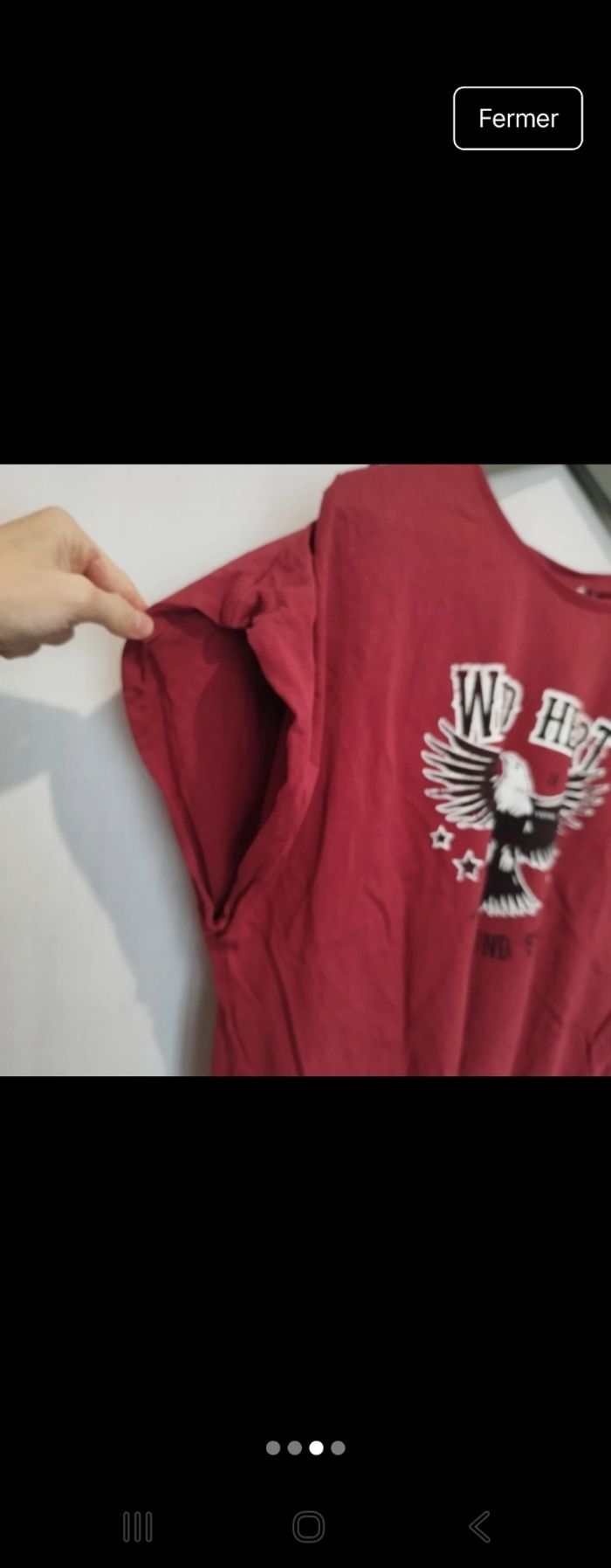 T-shirt manche chauve-souris - photo numéro 3