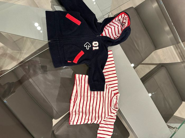 Lot de 52 pièces bébé garçon 3 mois très bon état IKKS Natalys Orchestra etc - photo numéro 4