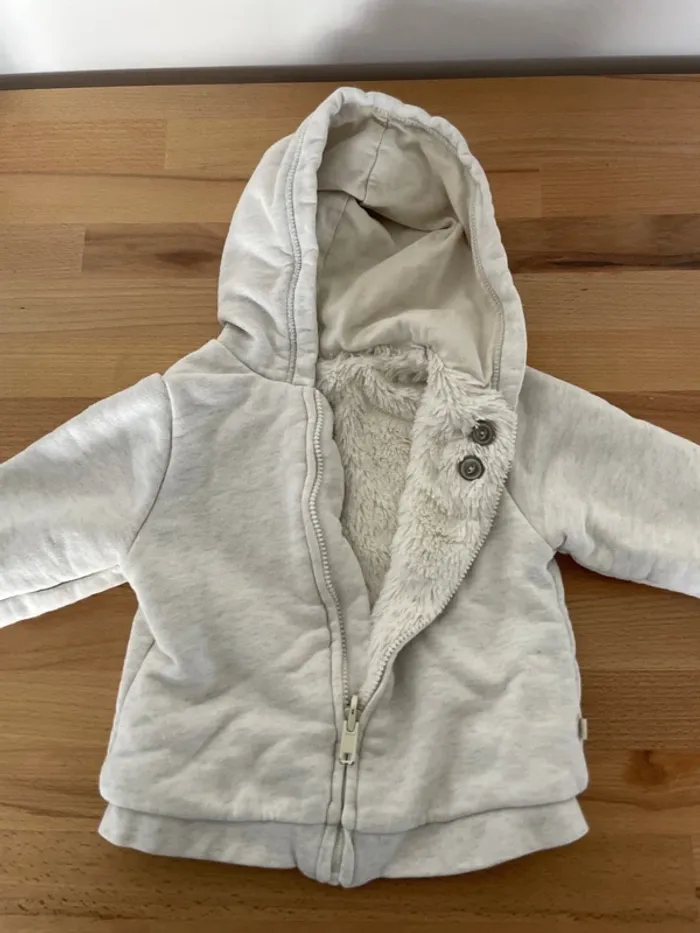 Sweat intérieur fausse fourrure réversible