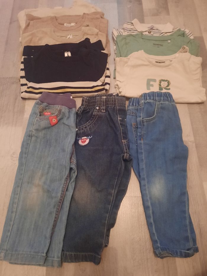 Lot vêtements bébé garçon