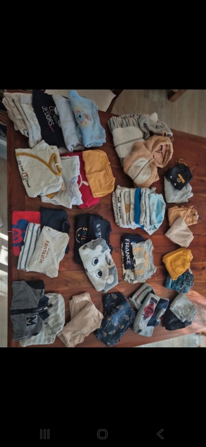 Lot vetements 6 mois garcon bon etat