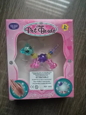 Magic pet beads jouet / figurine motif chat neuf dans sa boite