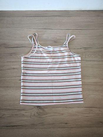 Débardeur court fines bretelles 14 ans