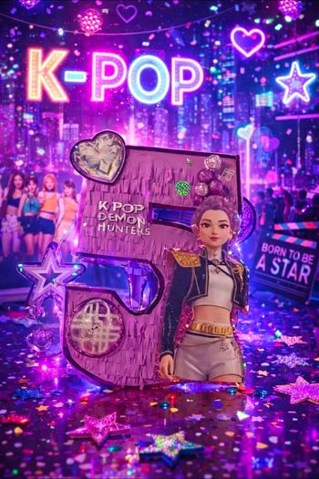 Pinatas anniversaire K-pop 5ans 