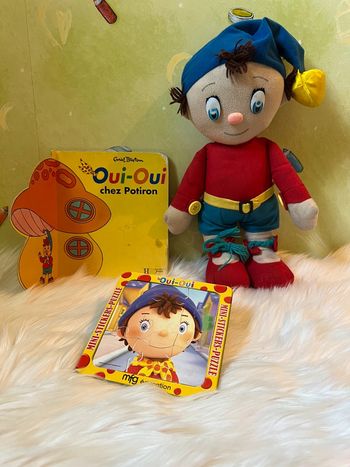 Lot de 3 articles Oui-Oui (livre, peluche, puzzle)