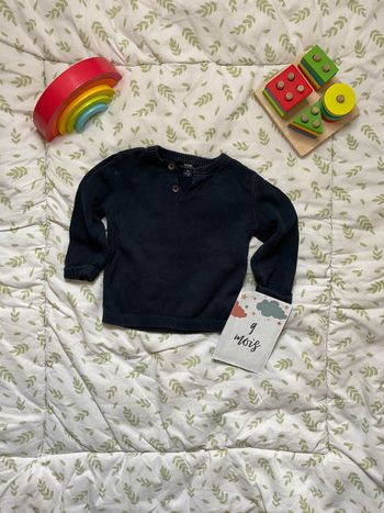 pull léger bleu marine 9 mois kiabi