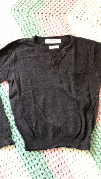 T shirt manche longue cachemire