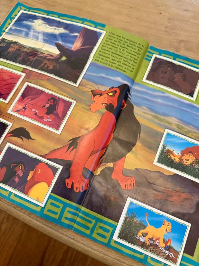 Livre Album Panini Complet stickers autocollants - Le Roi Lion Walt Disney - photo numéro 4