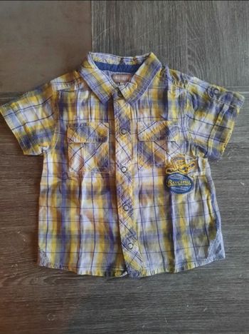 Chemise manche courte 12 mois