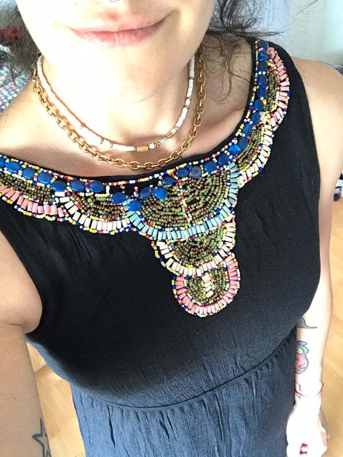 Robe longue à perles - photo numéro 5