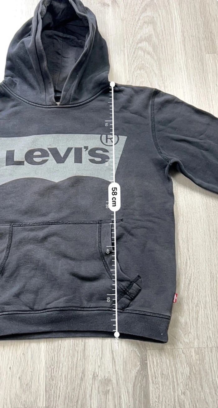 Sweat à capuche Levi’s Noir Taille XS (16 Enfant) - photo numéro 3