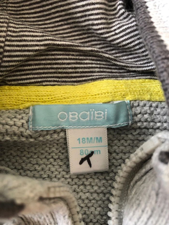 Gilet à capuche bébé - photo numéro 2