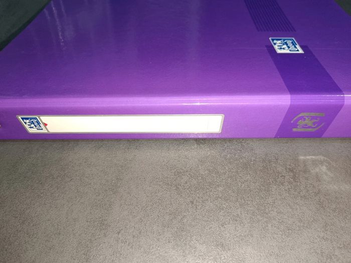 Classeur 4 anneaux rigide Oxford - photo numéro 3