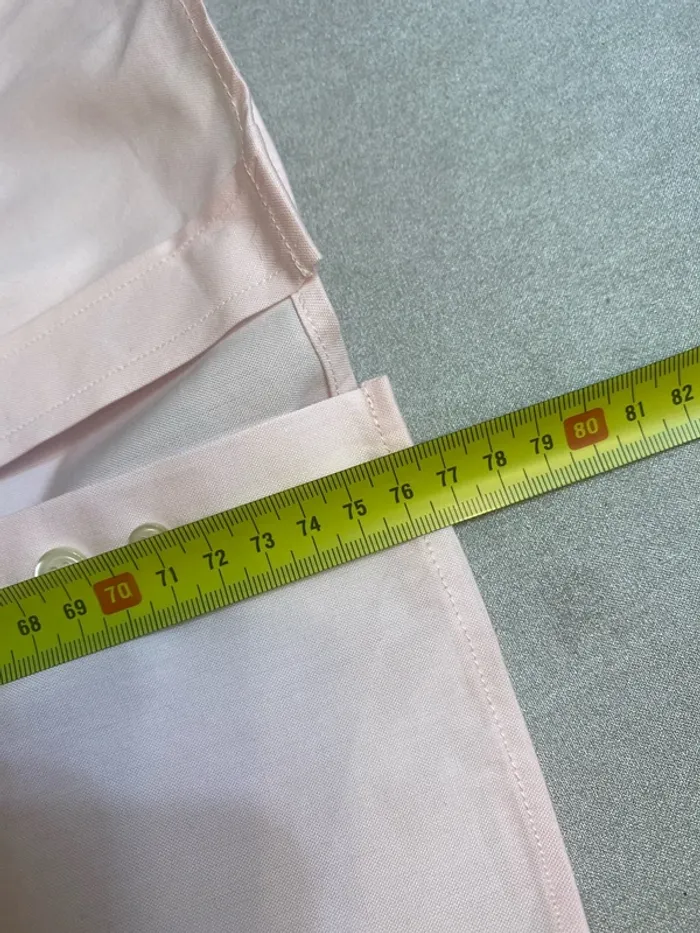 Chemise cintrée rose pâle coton Café Coton taille L neuve - n5p - photo numéro 9