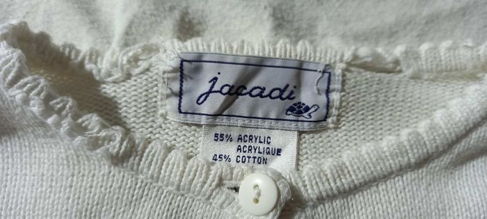 gilet blanc Jacadi - photo numéro 3