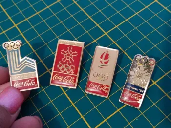 Lot pin pins pin's coca cola jo jeux olympiques