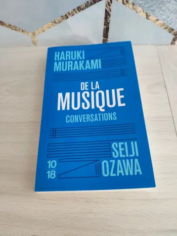 Livre poche de la musique conversations Murakami Ozawa