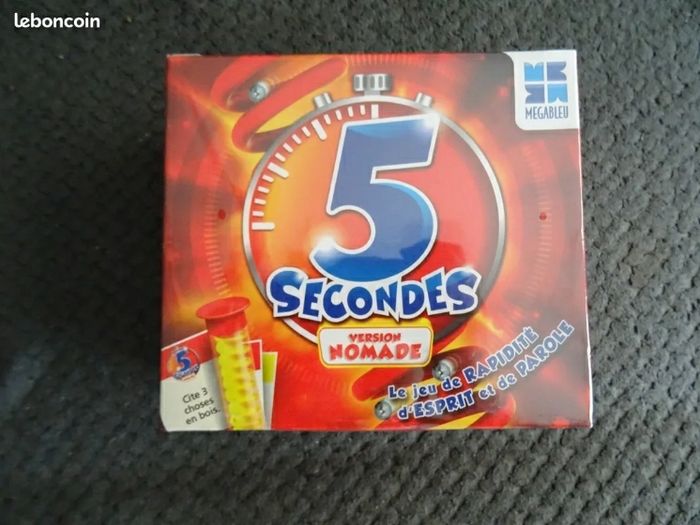 Jeux de Société de voyage
 NEUF 
5 secondes
 version nomade de Megableu
