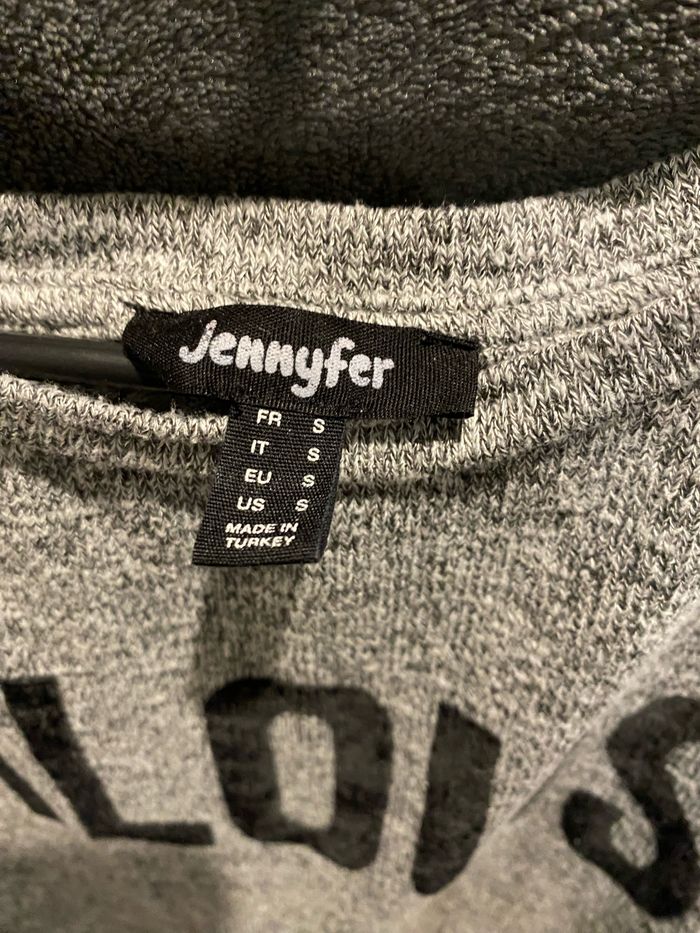 T-shirt gris Jennyfer – Taille S - photo numéro 2