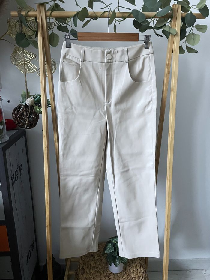 Pantalon en simili La Redoute S/36