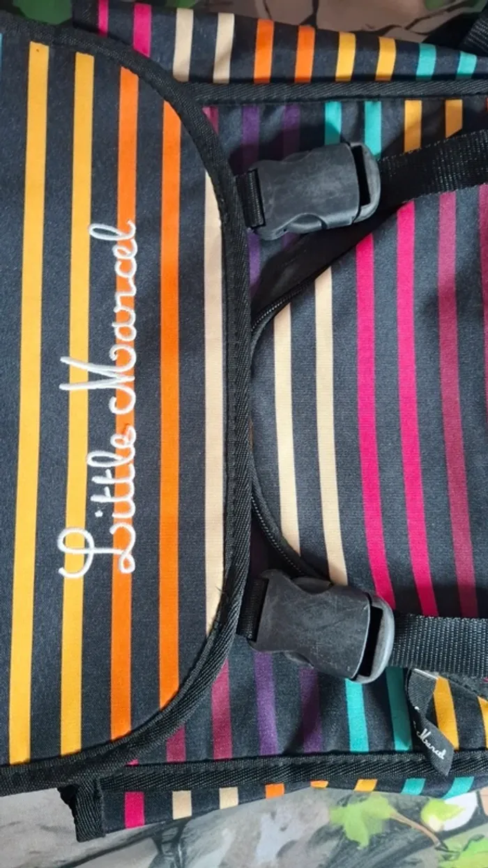 Lot cartable sacoche sac Little Marcel - photo numéro 4