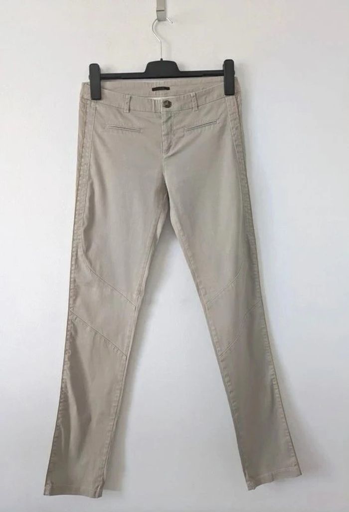 Pantalon d'été beige - IKKS - taille 28 (FR 38)
