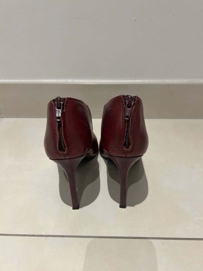 Bottines Mango Bordeaux - photo numéro 3