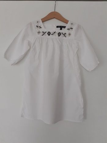Robe fille été 6 ans blanc Lili Gaufrette